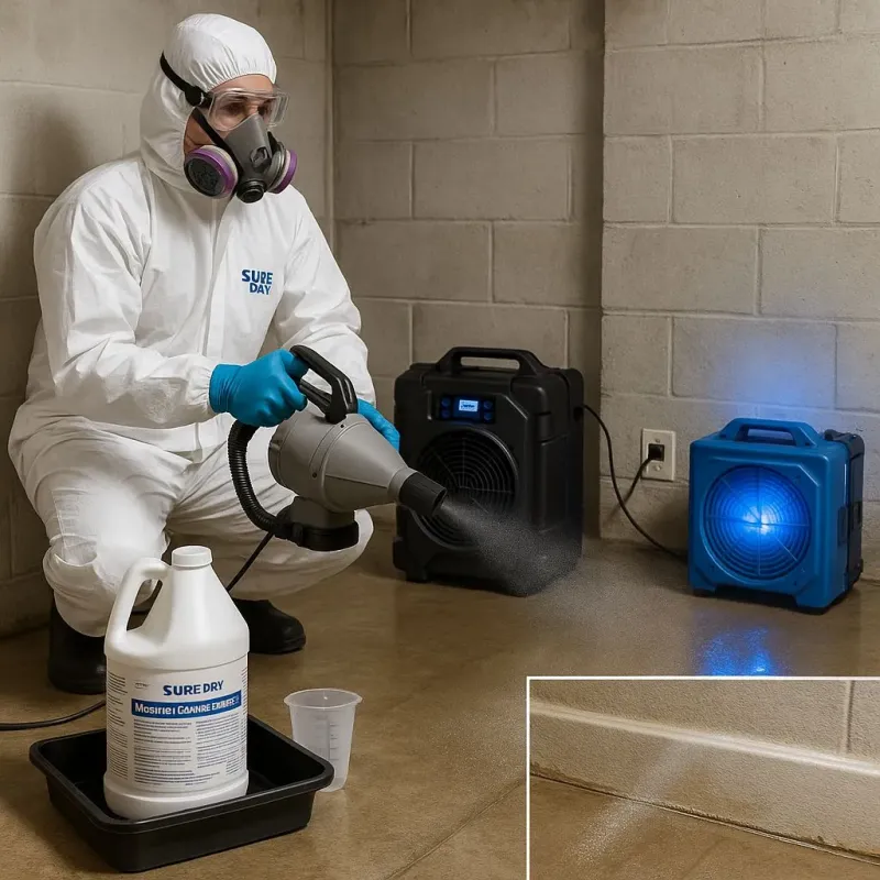 Sanitization and Odor Removal process in Minkler, CA