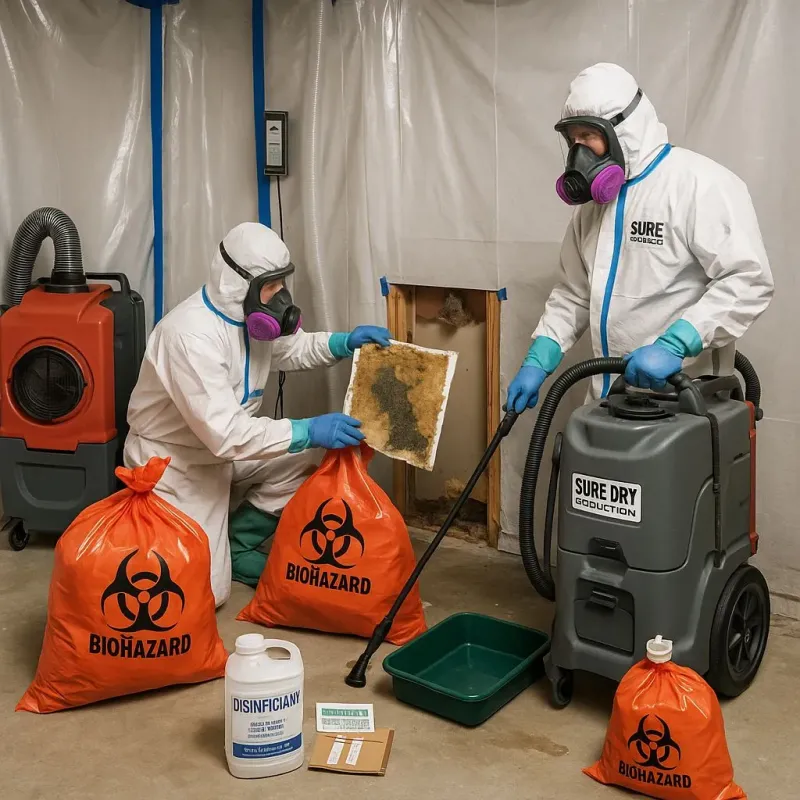 Contaminated Water Handling Protocols process in Minkler, CA